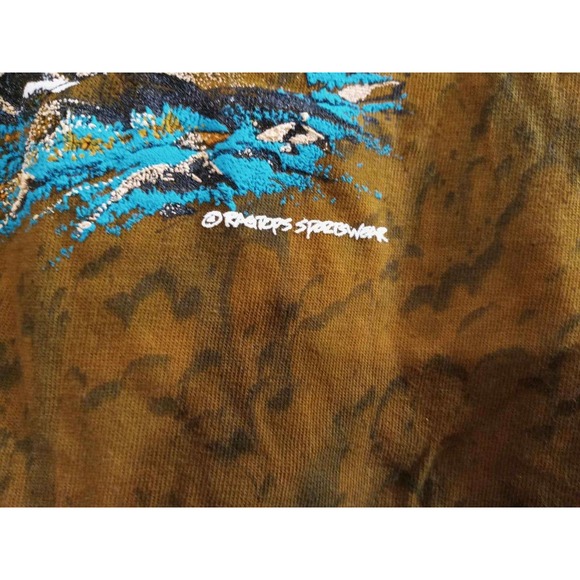 Authentic Ragtops Sportswear Wolf Pack Tie Dye Tee Shirt - Size XL - Picture 3 of 9